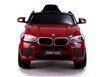 Elektriskā apvidus automašīna bērniem BMW X6M, krāsota sarkanā krāsā цена и информация | Bērnu elektroauto | 220.lv