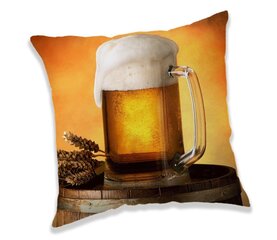 Декоративная подушка Beer, 40 x 40 cm цена и информация | Декоративные подушки и наволочки | 220.lv