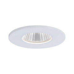 Iebūvējams Gaismeklis Paulmann Calla IP65 80mm 7W 770lm 230V 4000K balts matēts cena un informācija | Iebūvējamās lampas, LED paneļi | 220.lv