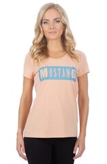 Mustang женская  футболка ALINA, коралловый 907165117 цена и информация | Женские футболки | 220.lv
