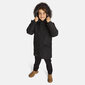Huppa zēnu ziemas virsjaka DAVID, melnā krāsā 907162354 цена и информация | Ziemas apģērbs bērniem | 220.lv