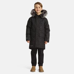 Huppa парка для мальчиков DAVID, черный  907162354 цена и информация | Зимняя одежда для детей | 220.lv