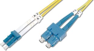 Optisko šķiedru kabelis Digitus DIGITUS Cable de conexión modo único de fibra óptica, LC/SC cena un informācija | Kabeļi un vadi | 220.lv