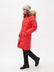 Huppa женский пуховик с натуральным мехом YESSICA, красный  907166273 цена и информация | Женские пальто | 220.lv