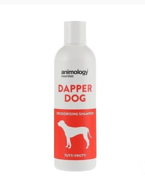 ANIMOLOGY SUŅU ŠAMPŪNS DAPPER DOG TUTTI-FRUTTI 250ML цена и информация | Kosmētiskie līdzekļi dzīvniekiem | 220.lv