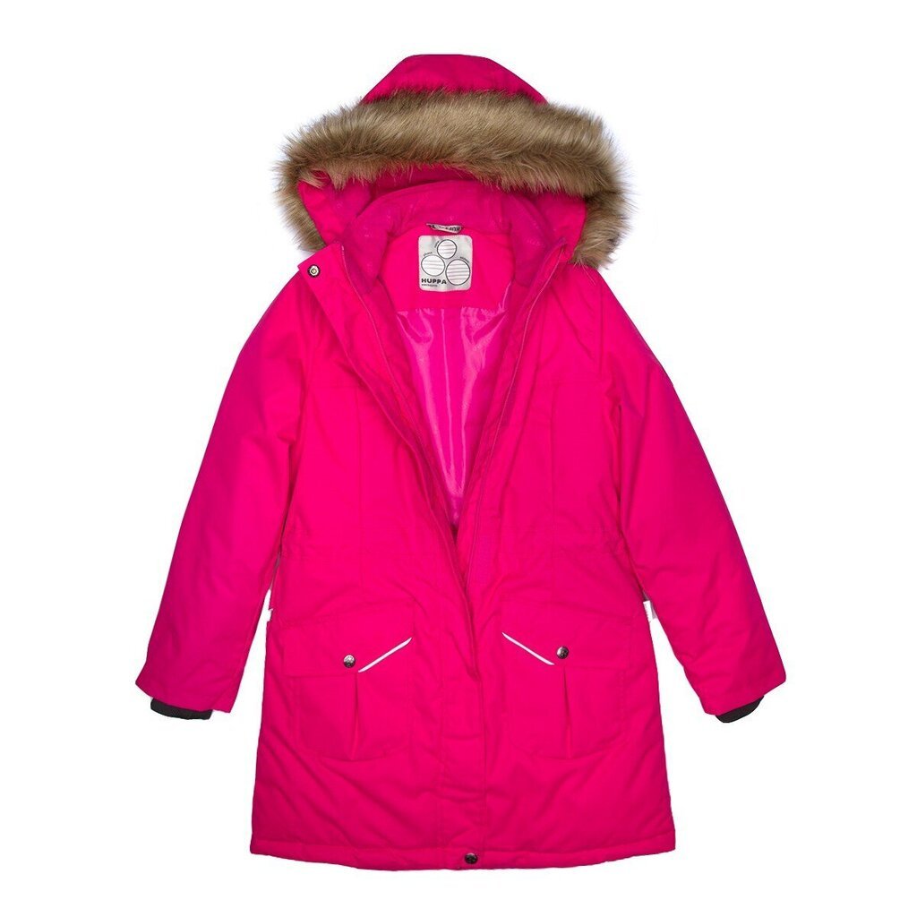 Huppa ziemas jaka meitenēm Mona, rozā cena un informācija | Ziemas apģērbs bērniem | 220.lv
