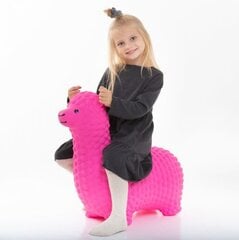 Lēkšanas dzīvnieciņš Jumpy Alpaka, rozā krāsā cena un informācija | Mīkstās (plīša) rotaļlietas | 220.lv