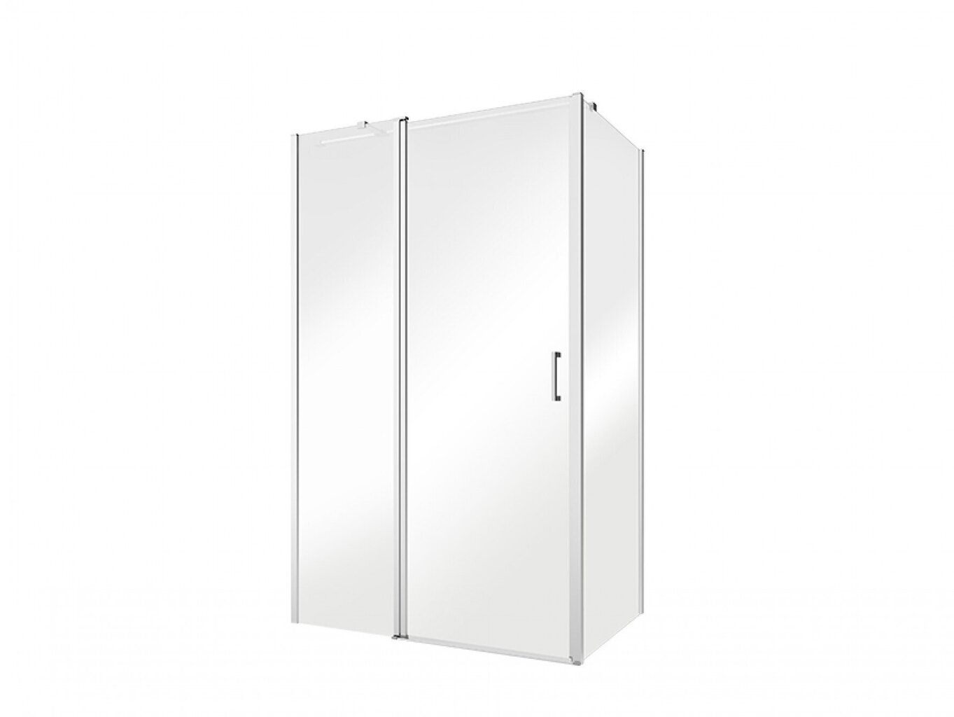 Dušas kabīne Besco Exo-CH, 100x80,90,100 cm цена и информация | Dušas kabīnes | 220.lv