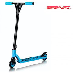 Трюковый самокат SportVida Ravage 100 мм RS PRO колеса ABEC-7 карбоновые подшипники 82 см ручка, синий цена и информация | Самокаты | 220.lv