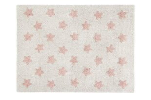 Mazgājams kokvilnas paklājs Stars Natural-Vintage Nude 120x160cm cena un informācija | Paklāji | 220.lv