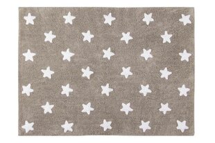 Mazgājams kokvilnas paklājs Stars Linen-White 120x160cm цена и информация | Ковры | 220.lv