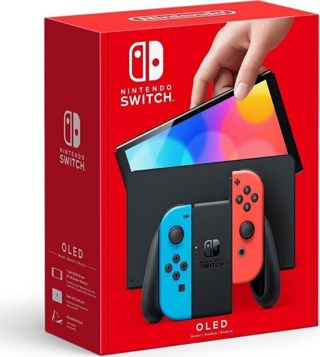 CONSOLE SWITCH OLED BLUE/RED/HEG-S-KABAA(EUR) NINTENDO цена и информация | Spēļu konsoles | 220.lv