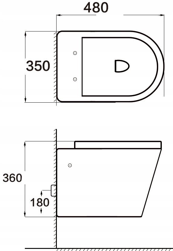 Tualetes pods Mexen Rico Rimless Slim Duroplast ar lēni nolaižamu vāku, Black mat cena un informācija | Tualetes podi | 220.lv