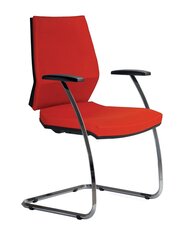 Apmeklētāja krēsls Wooden Garden 1875S, sarkans cena un informācija | Biroja krēsli | 220.lv