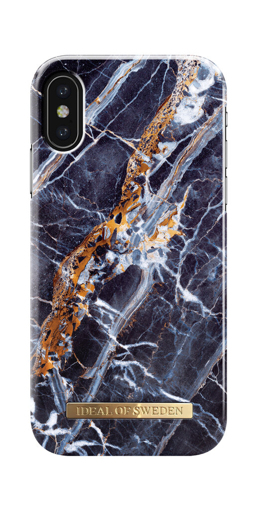 Telefona vāciņš IDeal of Sweden iPhone X/Xs, Midnight Blue Marble cena un informācija | Telefonu vāciņi, maciņi | 220.lv