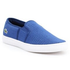 Обувь для отдыха для женщин Lacoste Gazon W 7-33CAW1074125, синяя цена и информация | Спортивная обувь для женщин | 220.lv