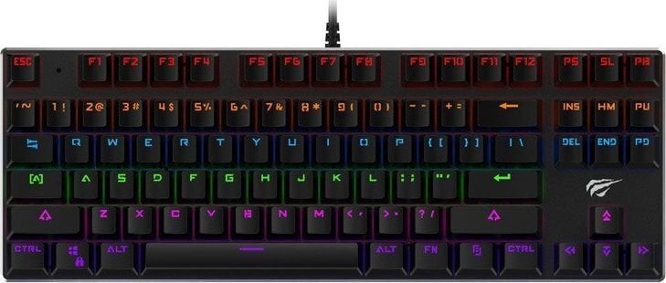 Havit KB435L tastatūra, melna цена и информация | Klaviatūras | 220.lv