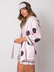 Светло-розовый спальный комплект в горошек цена и информация | Женские пижамы, ночнушки | 220.lv