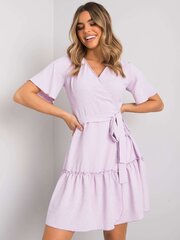 Светло-фиолетовое платье с галстуком цена и информация | Платья | 220.lv