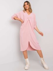 Платье оверсайз пыльно-розового цвета цена и информация | Платья | 220.lv