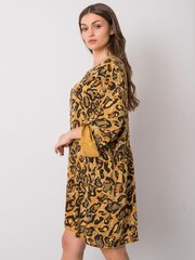 Женское желтое платье с выкройками цена и информация | Платья | 220.lv