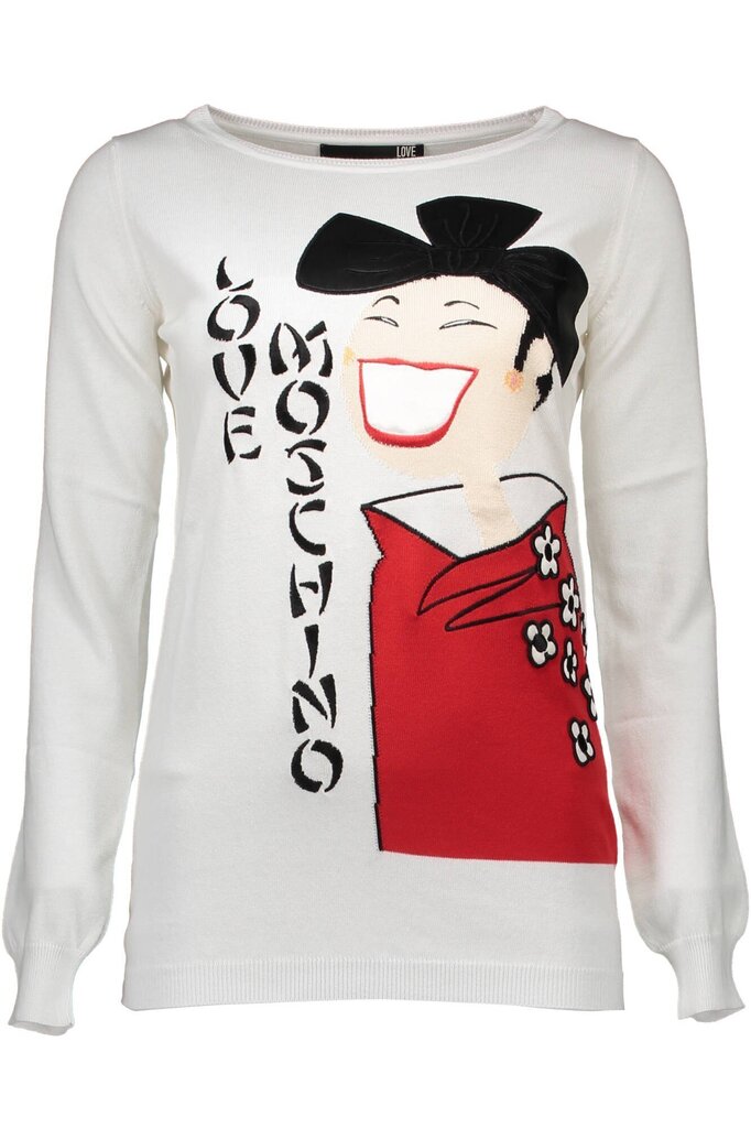 Sieviešu džemperis Love Moschino, balts cena un informācija | Sieviešu džemperi | 220.lv