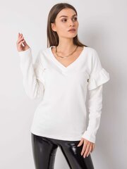RUE PARIS Ecru sieviešu sporta krekls. cena un informācija | Sieviešu džemperi | 220.lv
