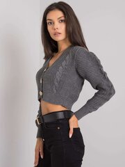 RUE PARIS Džemperis tumši pelēkā krāsā. cena un informācija | Sieviešu džemperi | 220.lv