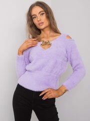 фиолетовый свитер с вырезами leandre rue paris цена и информация | Женские кофты | 220.lv