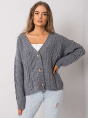 OCH BELLA Grafīta lielizmēra džemperis. cena un informācija | Sieviešu džemperi | 220.lv