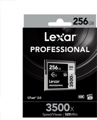 Lexar CFast Pro 3500X VPG-130 cena un informācija | Atmiņas kartes fotokamerām | 220.lv