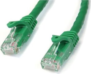 Tīkla kabelis STARTECH 1m Green Snagless Cat6 UTP cena un informācija | Kabeļi un vadi | 220.lv
