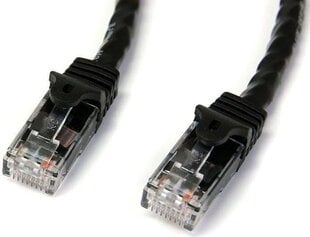 Сетевой кабель STARTECH 2 m Black Snagless Cat6 UTP цена и информация | Кабели и провода | 220.lv