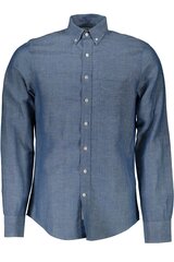 Vīriešu krekls Gant, zils цена и информация | Мужские рубашки | 220.lv