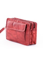 бордовое кожаное саше для мужчин цена и информация | Мужские сумки | 220.lv