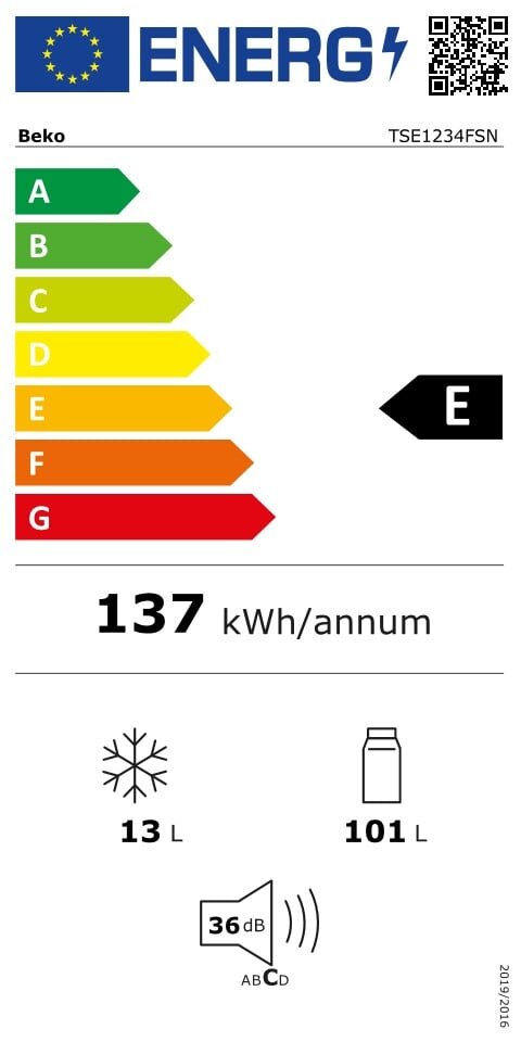 Beko TSE1234FSN cena un informācija | Ledusskapji | 220.lv