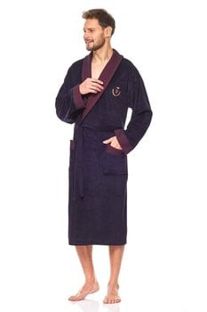 Vīriešu peldmētelis 9102 Granat cena un informācija | Vīriešu halāti, pidžamas | 220.lv