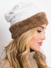 утепленная кепка цвета экрю цена и информация | Женские шапки | 220.lv