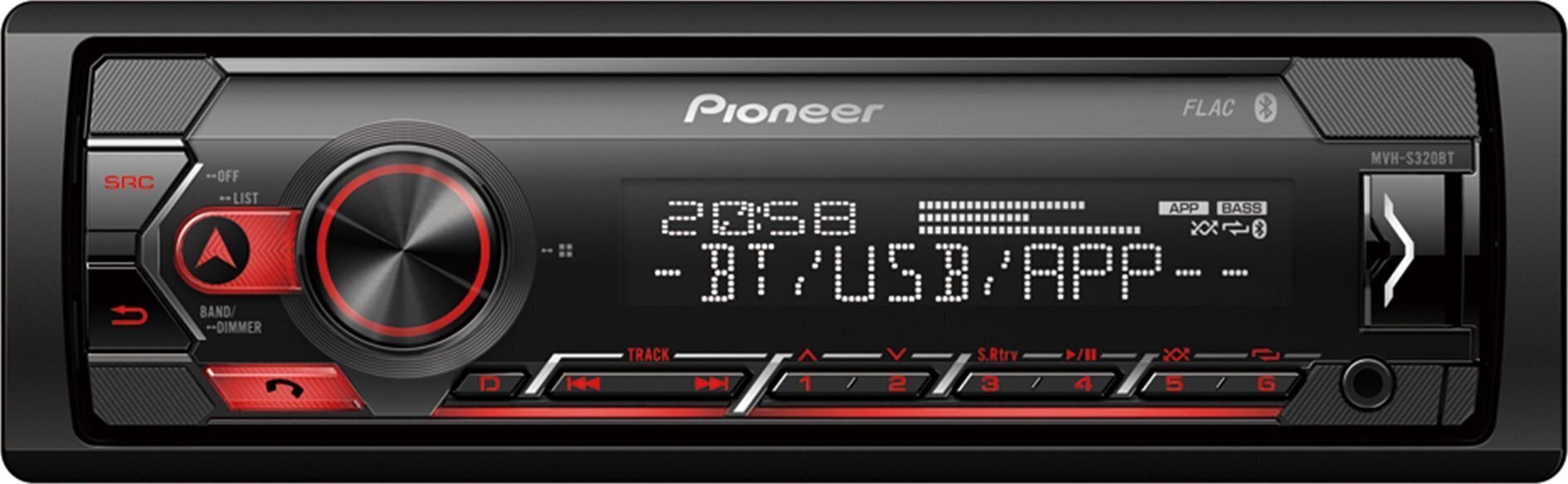 Pioneer MVH-S320BT cena un informācija | Auto magnetolas, multimedija | 220.lv