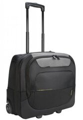 Чемодан для ноутбука Targus City Gear Laptop Roller, 17.3 дюймов, черный/серый цена и информация | Рюкзаки, сумки, чехлы для компьютеров | 220.lv