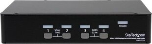 Дисплей Port switch STARTECH, 4 порта цена и информация | Адаптеры и USB разветвители | 220.lv