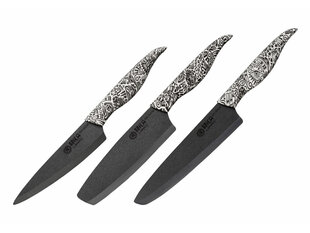 Nažu komplekts Sia Tokyo Cutlery Inca, melns cena un informācija | Naži un to piederumi | 220.lv