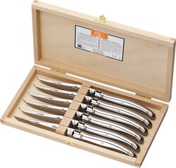 Набор ножей для стейка Laguiole, 6 шт. цена и информация | Ножи и аксессуары для них | 220.lv