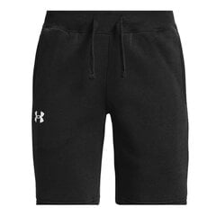 Мужские шорты Under Armour Y Rival Cotton Shorts Jr 1363508001, черные цена и информация | Шорты для мальчиков | 220.lv