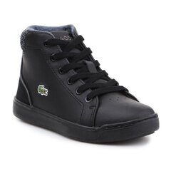 Bērnu zābaki Lacoste Explorateur Lace 317 1 CAC Jr 7-34CAC0003024, melni cena un informācija | Bērnu zābaki | 220.lv