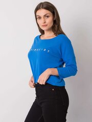темно-синяя хлопковая блуза с надписью cantrice цена и информация | Женские блузки, рубашки | 220.lv