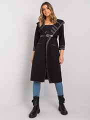 черное пальто латеша с капюшоном цена и информация | Женские пальто | 220.lv