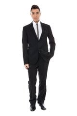 Мужской костюм Calvin Klein, чёрный цена и информация | Мужские костюмы | 220.lv