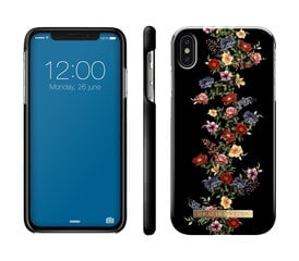 Fashion Case iPhone Xs Max Dark Floral cena un informācija | Telefonu vāciņi, maciņi | 220.lv