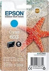 EPSON Singlepack Cyan 603 Ink cena un informācija | Tintes kārtridži | 220.lv